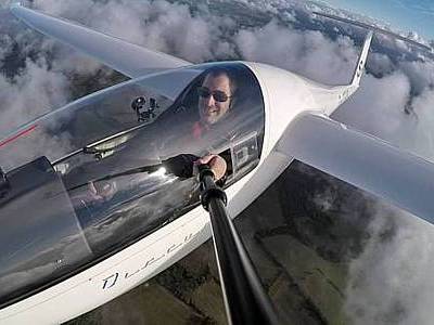 Me flying a glider.